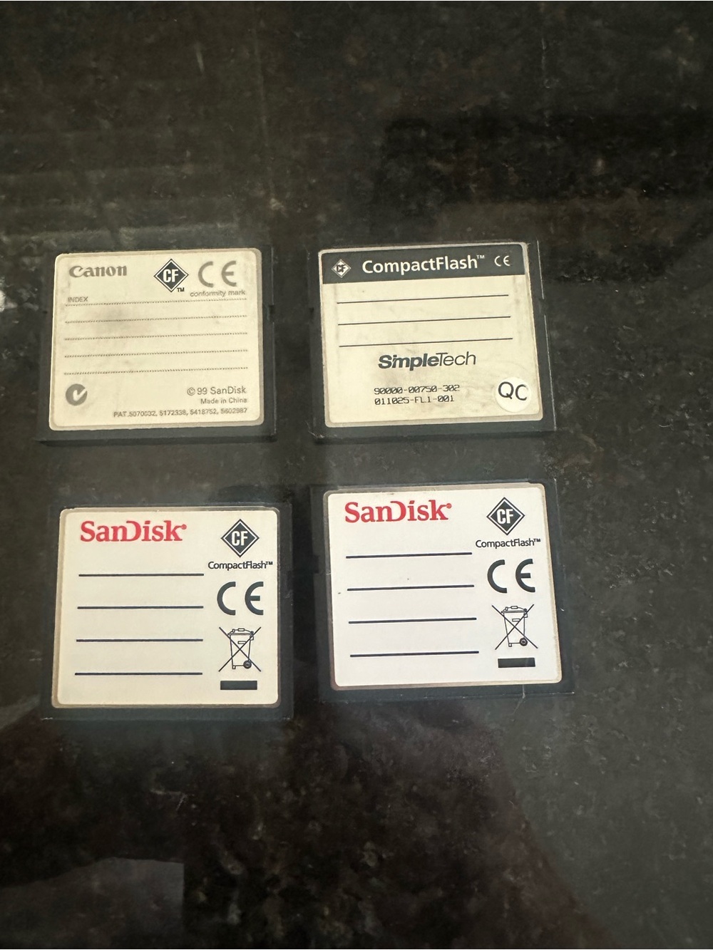 CompactFlash Memory Card Lot – Tested & Working - Picture 2 of 2
